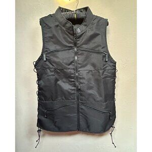 UTG True Huntress Women's Lace-Up Zip Front Sporting Vest Lightweight Black